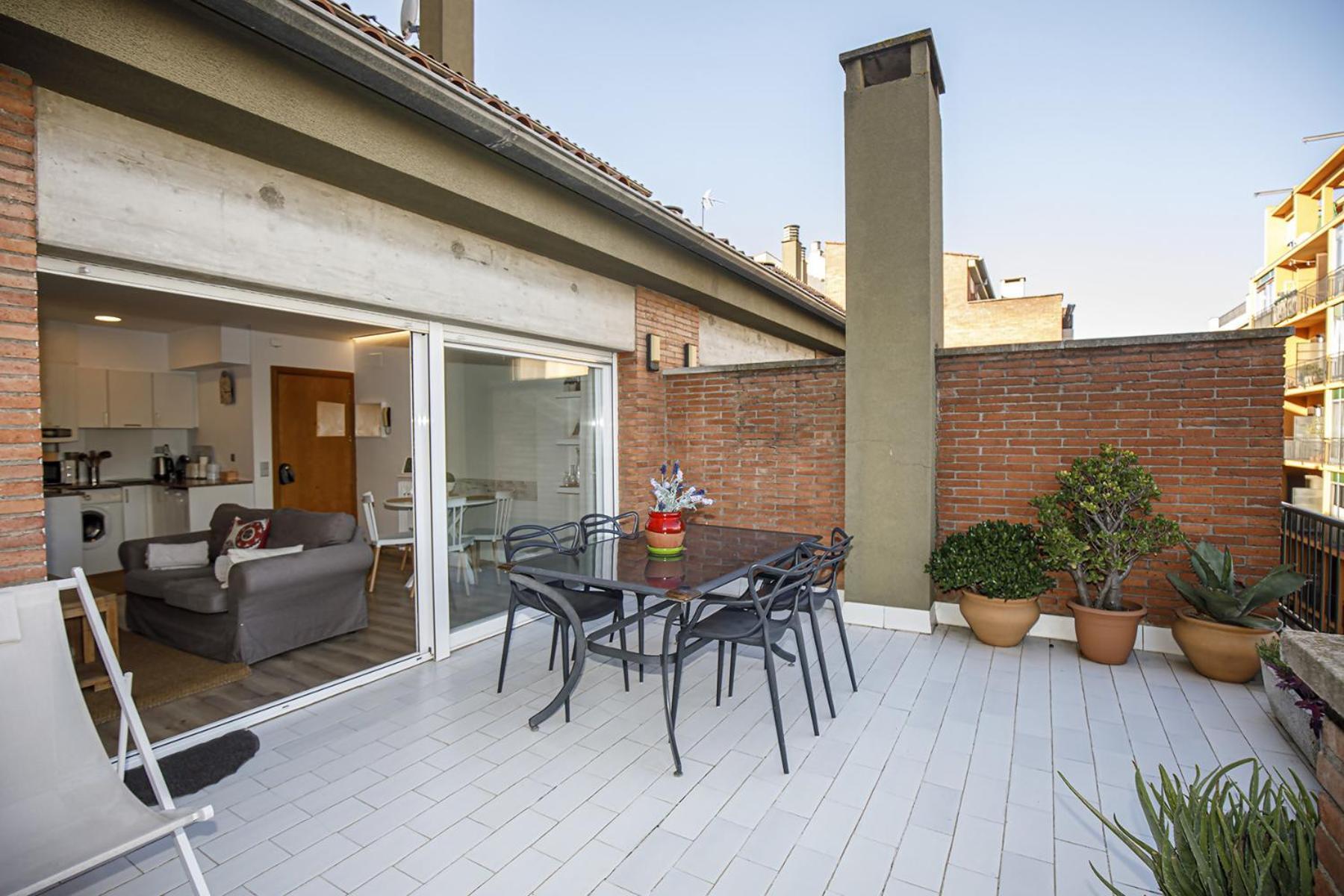 Apartamento Con Gran Terraza En Χιρόνα Εξωτερικό φωτογραφία